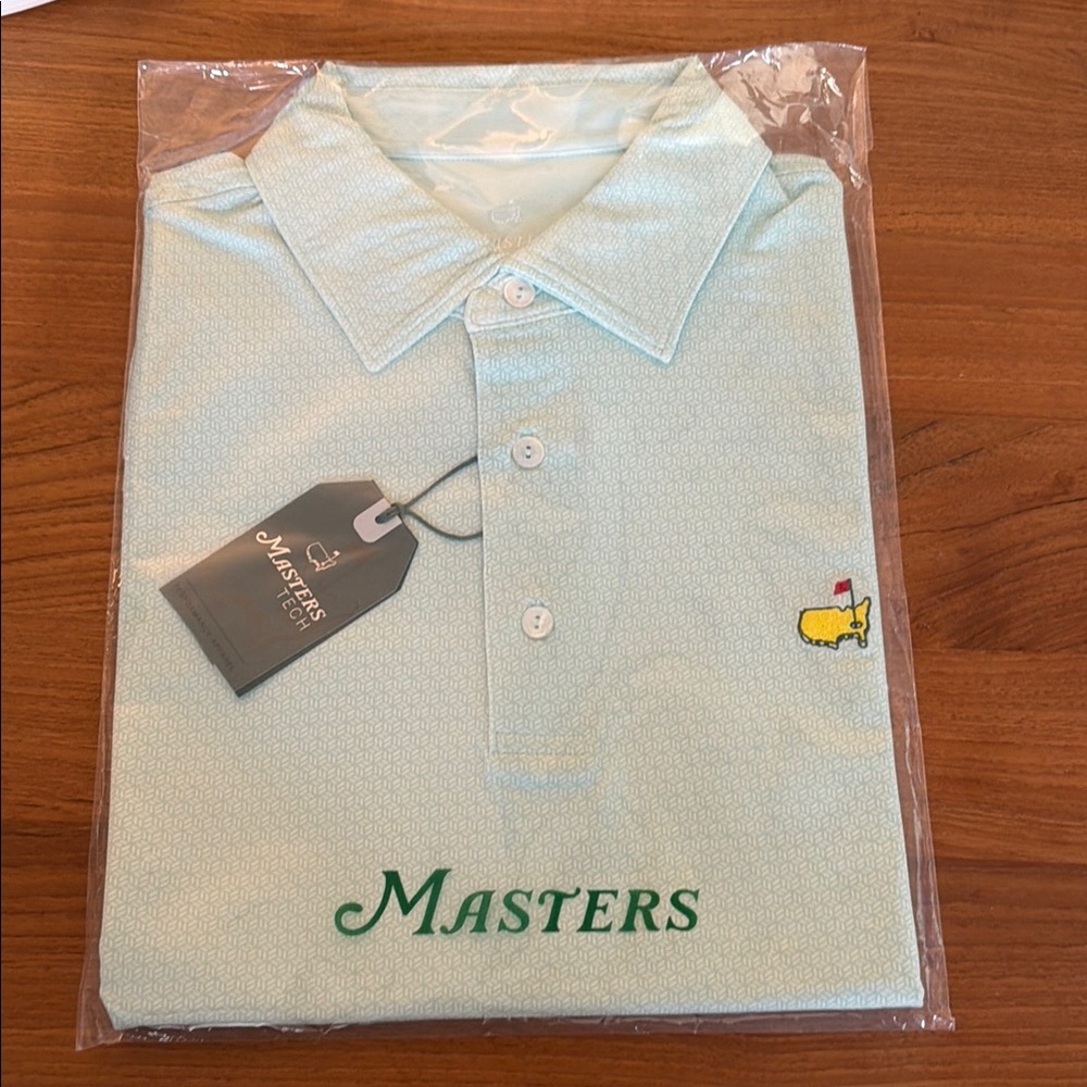 Masters 2026 Light Green Men's Polo Shirt